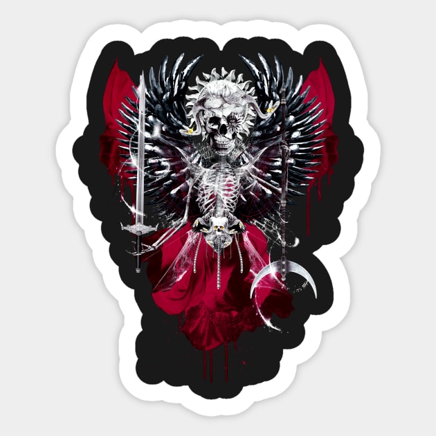 Skull Lord Sticker by rizapeker